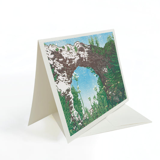 Arch Rock Greeting Card