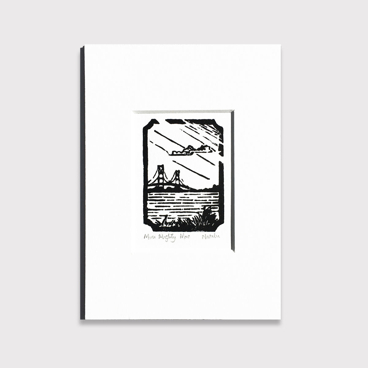 Mini Mighty Mac Original Block Print