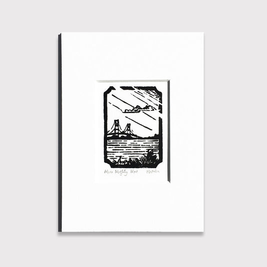 Mini Mighty Mac Original Block Print