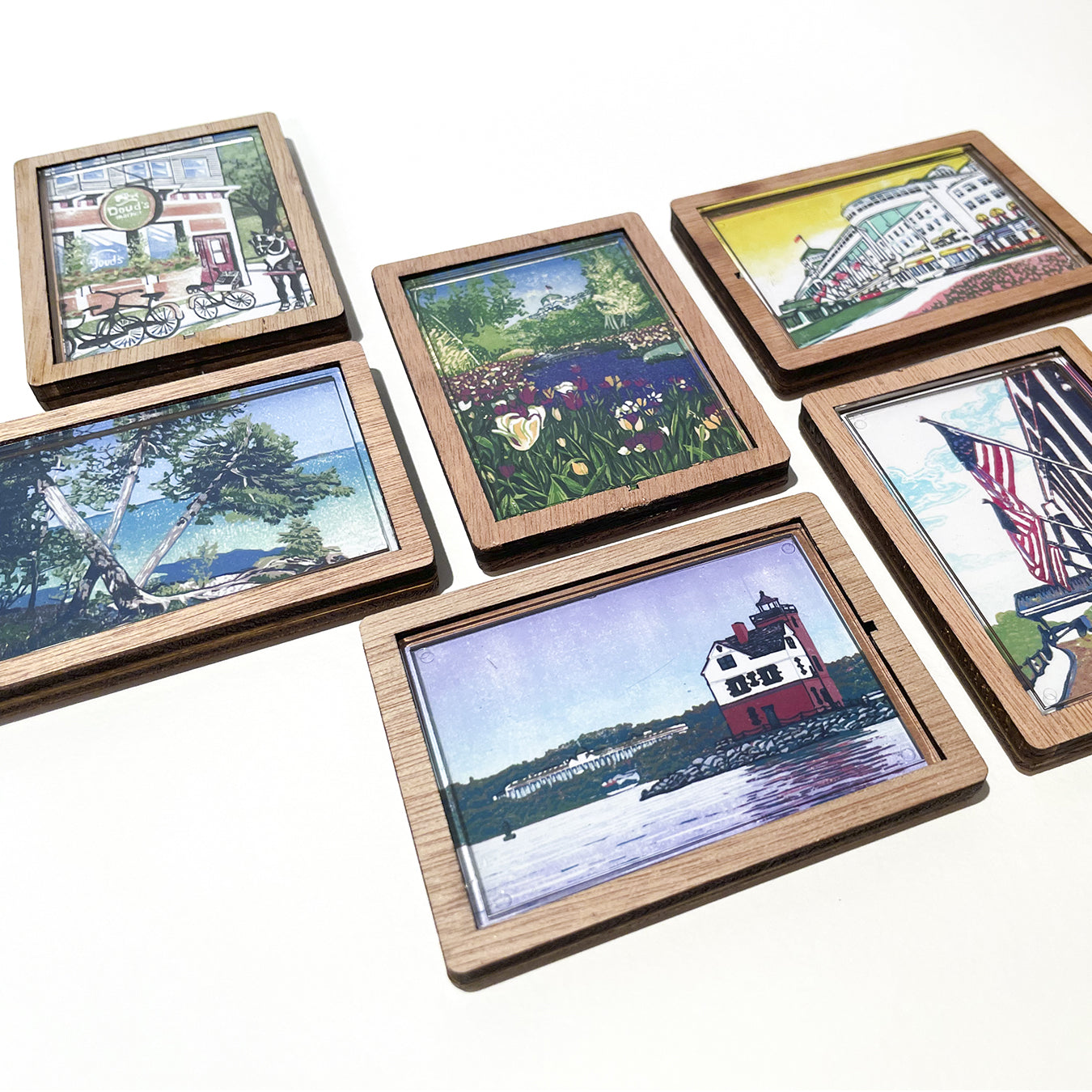 Huron River Bridge Magnet