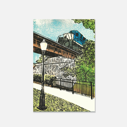 Postcard - Milford Train