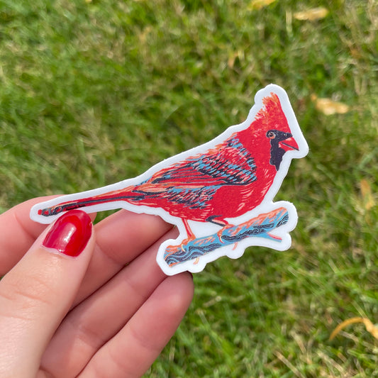 Cardinal Vinyl Sticker