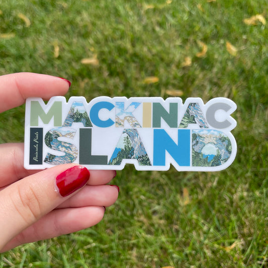 MACKINAC ISLAND Arch Rock Vinyl Sticker