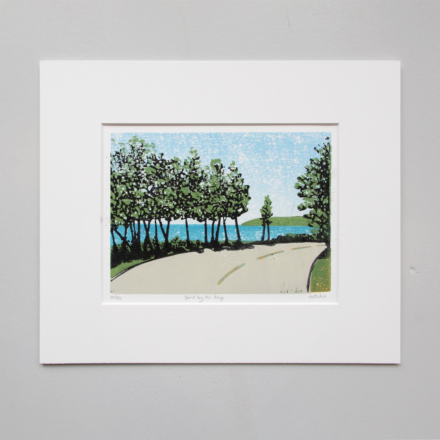 Contemporary Mackinac Island art by Natalia Wohletz of Peninsula Prints.