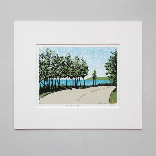 Contemporary Mackinac Island art by Natalia Wohletz of Peninsula Prints.