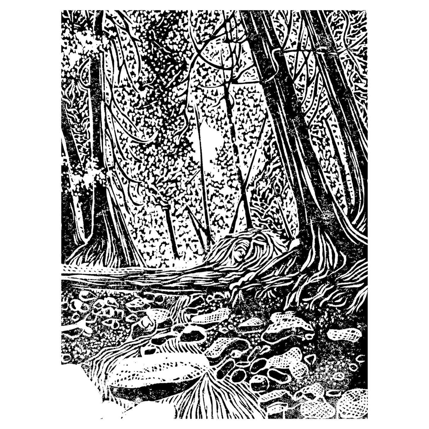 Mackinac Island wall art by Natalia Wohletz of Peninsula Prints titled Brown's Brook.