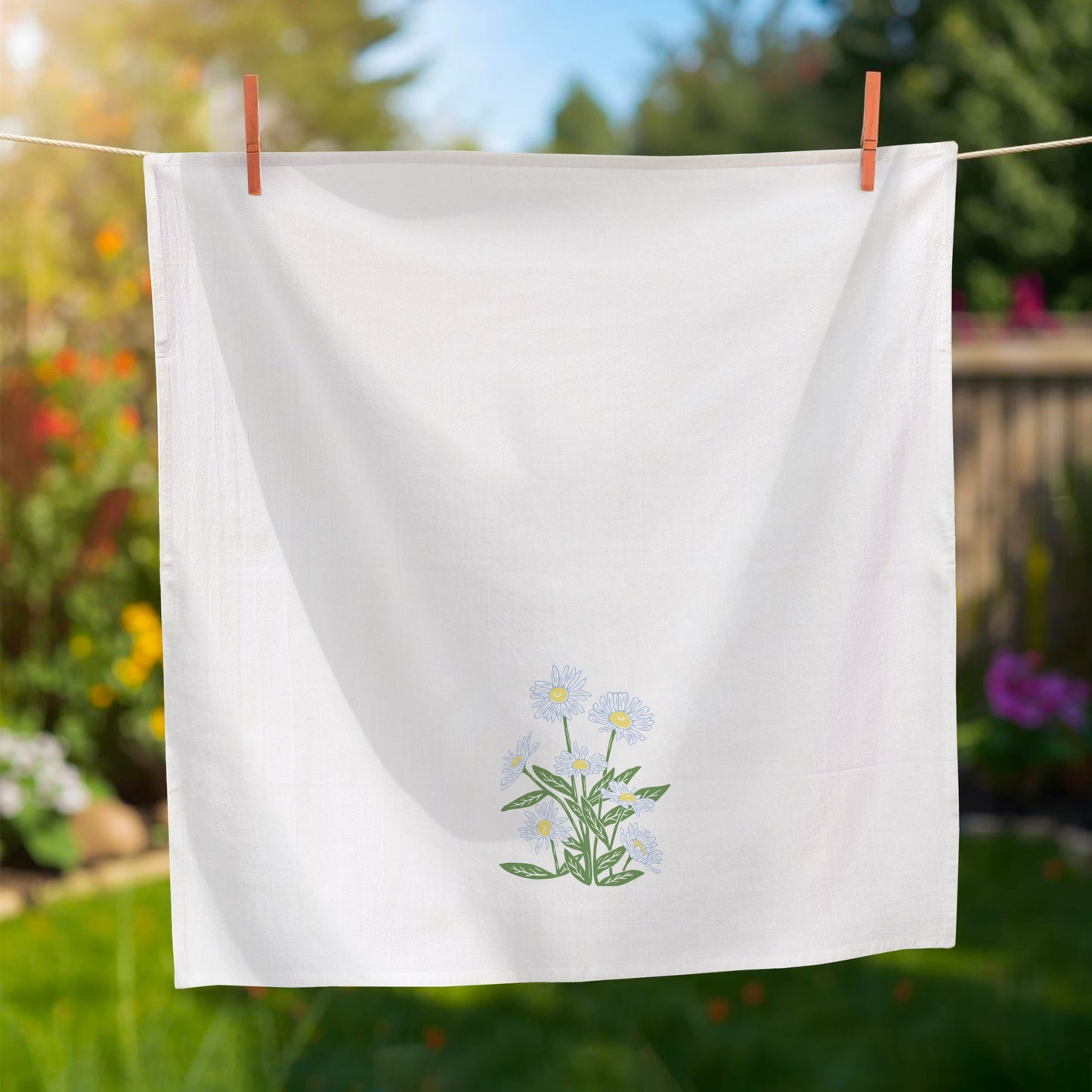 Flower Sack Kitchen Towel - Daisy
