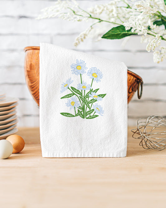 Flower Sack Kitchen Towel - Daisy