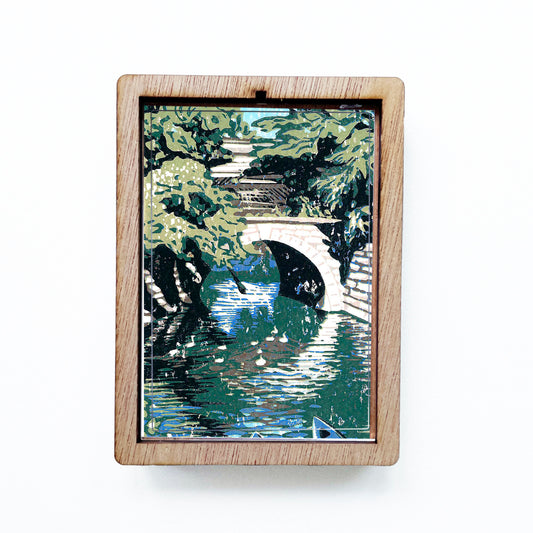 Huron River Bridge Magnet