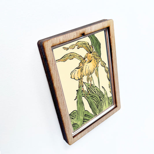 Lady's Slipper Pair Magnet