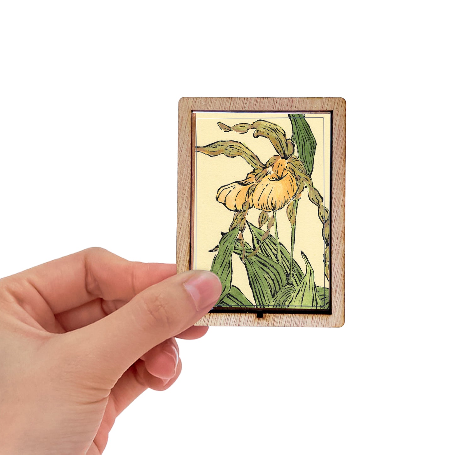 Lady's Slipper Pair Magnet