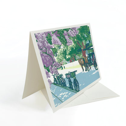 Lilac Avenue Greeting Card