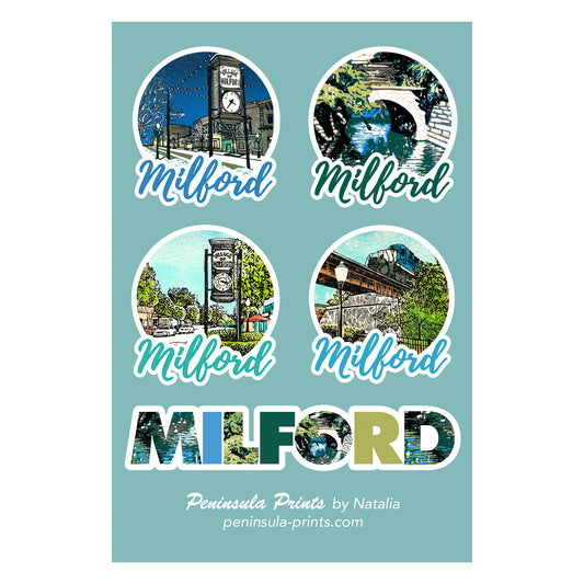 Milford Collection Vinyl Sticker Sheet