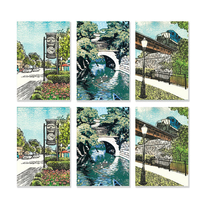 Postcard - Milford Mixed Set