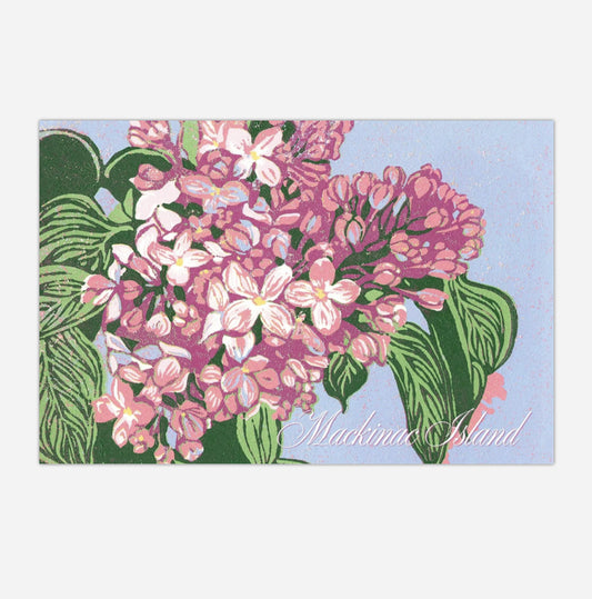 Postcard - Mackinac Island Lilacs
