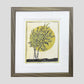 Radiant Birches Original Block Print by Natalia Wohletz of Peninsula Prints.