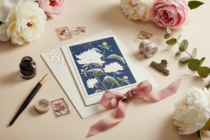 Peonies Card Lifestyle