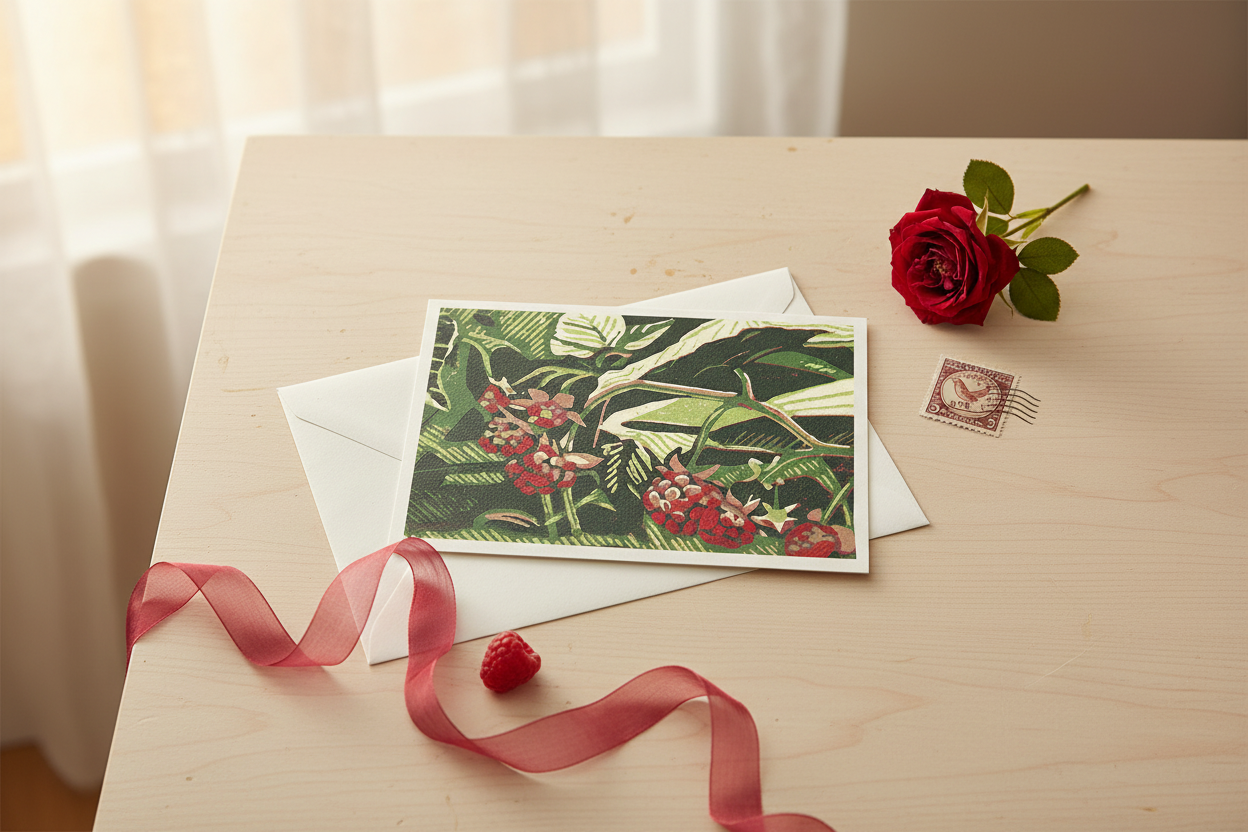 Wild Raspberries Card Clean Version