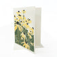 A casually elegant card featuring floral art by Natalia Wohletz titled Black Eyed Susan's.