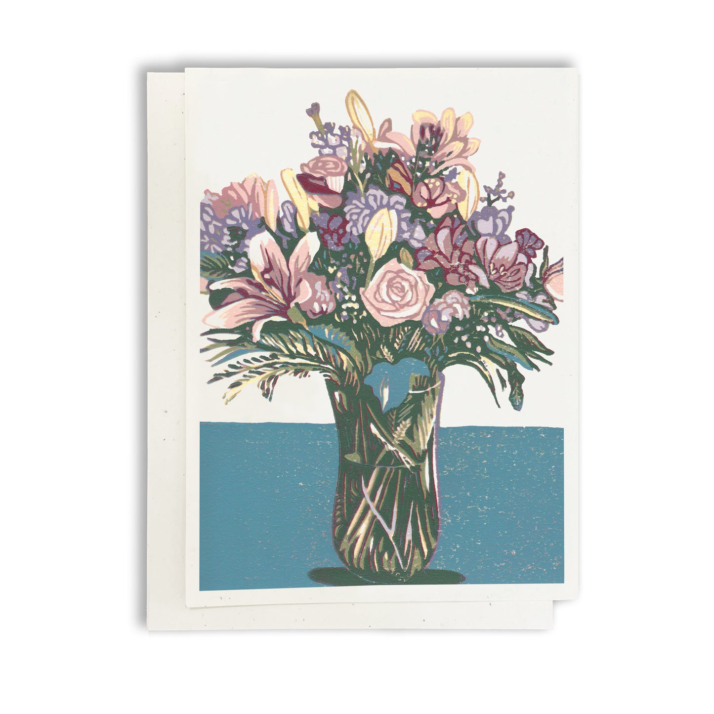 Bouquet Blank Greeting Card