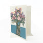 A casually elegant card featuring floral art by Natalia Wohletz of Peninsula Prints titled Bouquet.