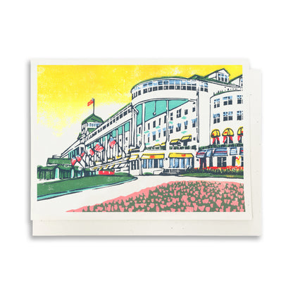 The Grand Hotel greeting card by Natalia Wohletz of Peninsula Prints.