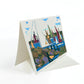 A casually elegant card featuring sailing art by Natalia Wohletz of Peninsula Prints titled Yacht Race.