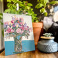 Contemporary floral art by Natalia Wohletz of Peninsula Prints titled Bouquet.