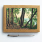 A casually elegant card set featuring Mackinac Island art by Natalia Wohletz of Peninsula Prints titled Trail Lookout.
